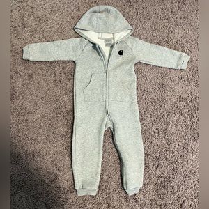 **SOLD*** CARHARTT BOYS' LONG-SLEEVE FLEECE ZIP FRONT COVERALL (INFANT)